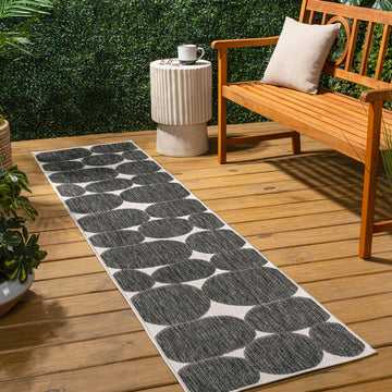 Rayna Modern Geometric Organic Shapes Indoor/Outdoor Area Rug